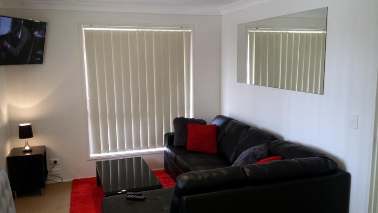 Bonded leather sofa (with sofa bed)